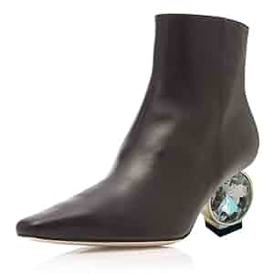 靴 Elleme Zipped pointed heal boots Ellie Shoes E-511-Ally 5